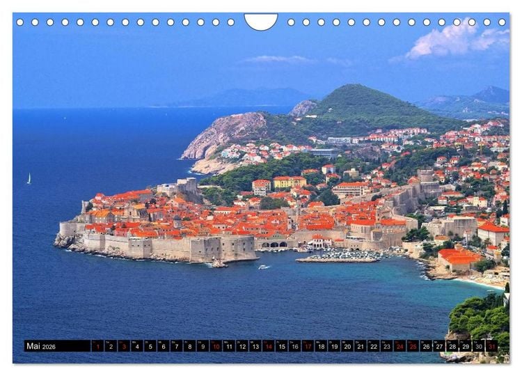 Produktbild: Kroatien (Wandkalender 2026 DIN A4 quer), CALVENDO Monatskalender