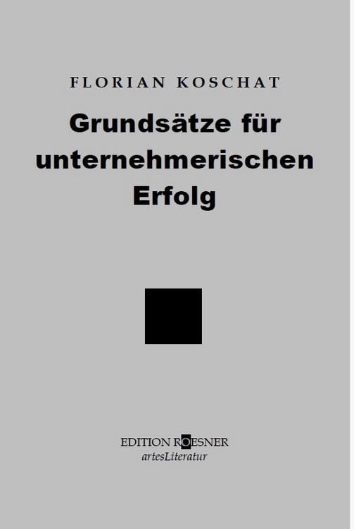 Produktbild: Grunds&auml;tze f&uuml;r unternehmerischen Erfolg