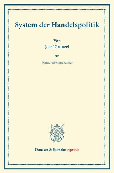 Produktbild: System der Handelspolitik.