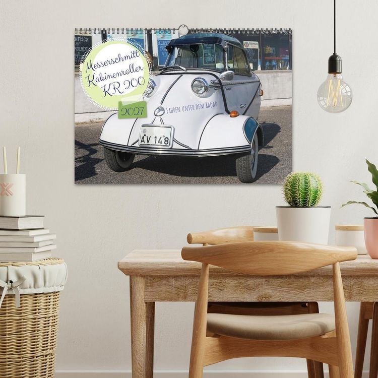 Produktbild: Messerschmitt Kabinenroller KR 200 Fahren unter dem Radar (Wandkalender 2027 DIN A3 quer), CALVENDO Monatskalender