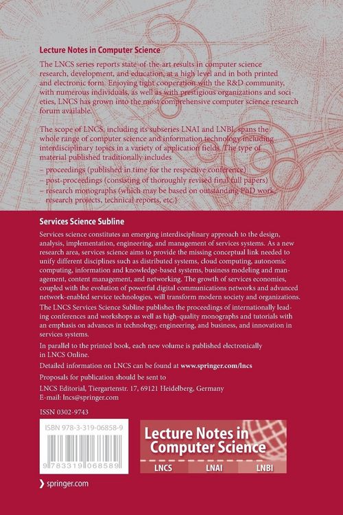 Produktbild: Service-Oriented Computing--ICSOC 2013 Workshops