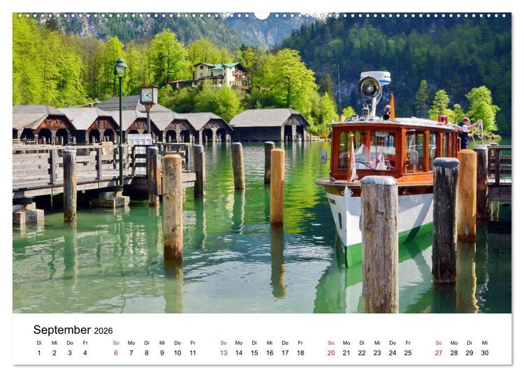 Produktbild: Im Land des K&ouml;nigssees (Wandkalender 2026 DIN A2 quer), CALVENDO Monatskalender