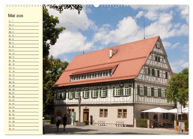 Produktbild: Stadtbummel durch Kirchheim unter Teck (hochwertiger Premium Wandkalender 2026 DIN A2 quer), Kunstdruck in Hochglanz