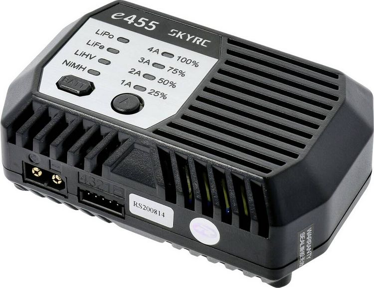 Produktbild: SKYRC e455 AC Modellbau-Ladeger&auml;t 4A LiIon, LiPo, NiMH