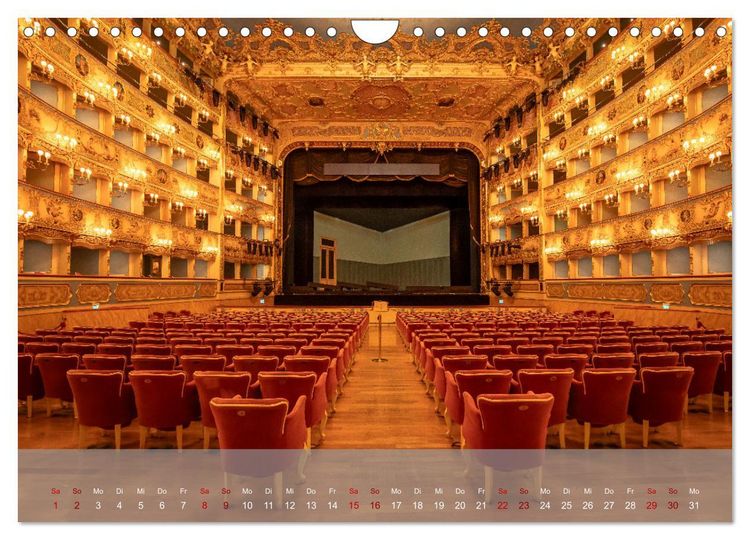 Produktbild: Teatro La Fenice (Wandkalender 2026 DIN A4 quer), CALVENDO Monatskalender