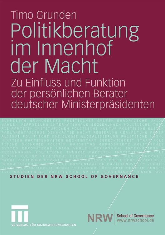 Produktbild: Politikberatung im Innenhof der Macht