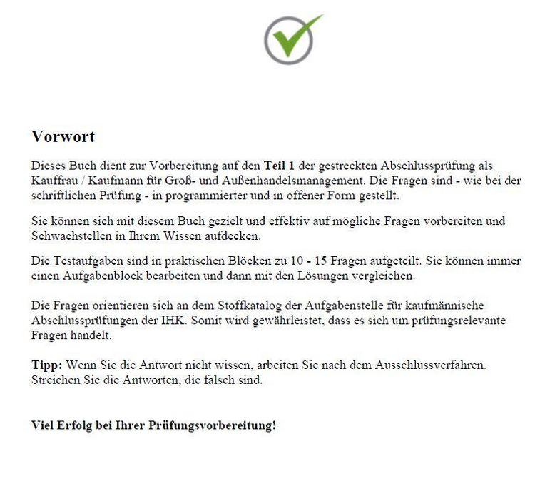 Produktbild: Top Pr&uuml;fung Kauffrau/-mann f&uuml;r Gro&szlig;- und Au&szlig;enhandelsmanagement - Teil 1 der Abschlusspr&uuml;fung