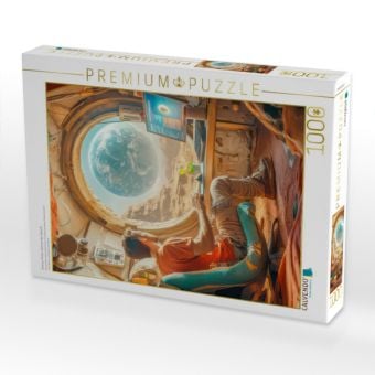 Produktbild: CALVENDO Puzzle Science-Fiction-Visionen der Zukunft | 1000 Teile Lege-Gr&ouml;&szlig;e 64x48cm Foto-Puzzle f&uuml;r gl&uuml;ckliche Stunden
