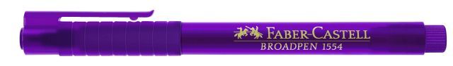 Produktbild: Faber-Castell Faserschreiber Broadpen Document magenta