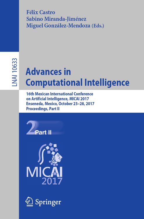 Produktbild: Advances in Computational Intelligence