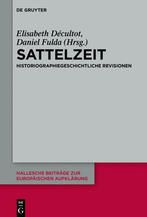 Bild vom Artikel Sattelzeit vom Autor Elisabeth Décultot