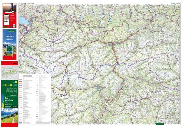 Produktbild: Freytag & berndt Stra&szlig;enkarte Tirol - Vorarlberg 1:200.000