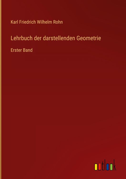 Produktbild: Lehrbuch der darstellenden Geometrie