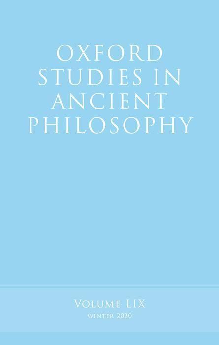 Produktbild: Oxford Studies in Ancient Philosophy, Volume 59