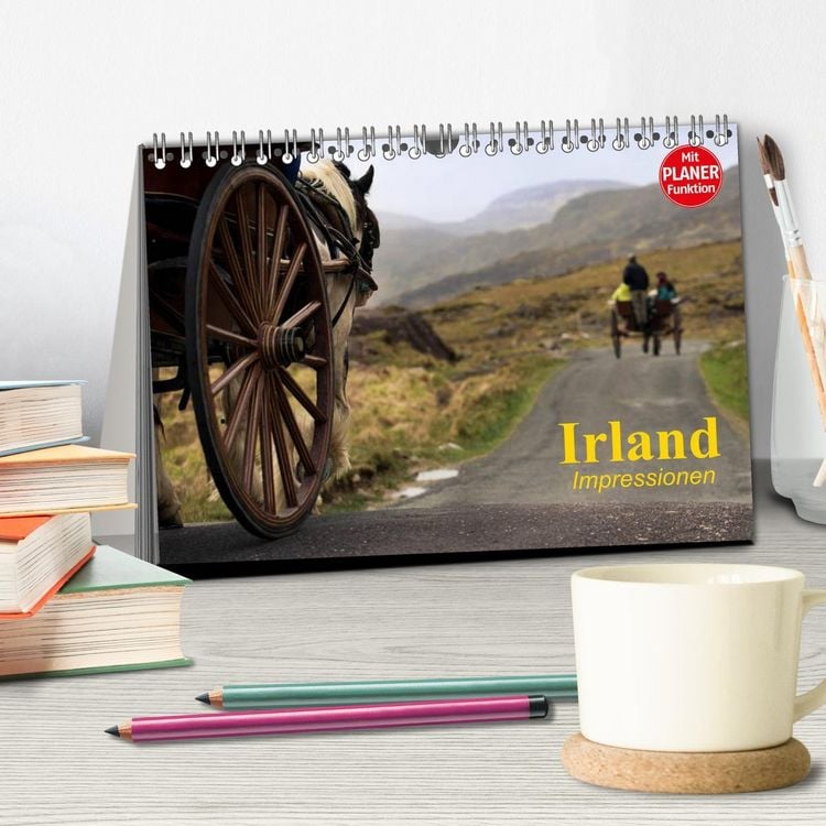 Produktbild: Irland. Impressionen (Tischkalender 2026 DIN A5 quer), CALVENDO Monatskalender