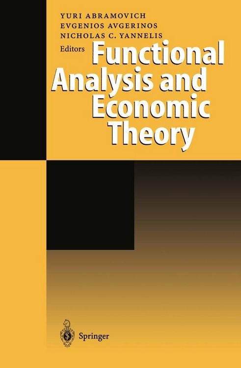 Produktbild: Functional Analysis and Economic Theory