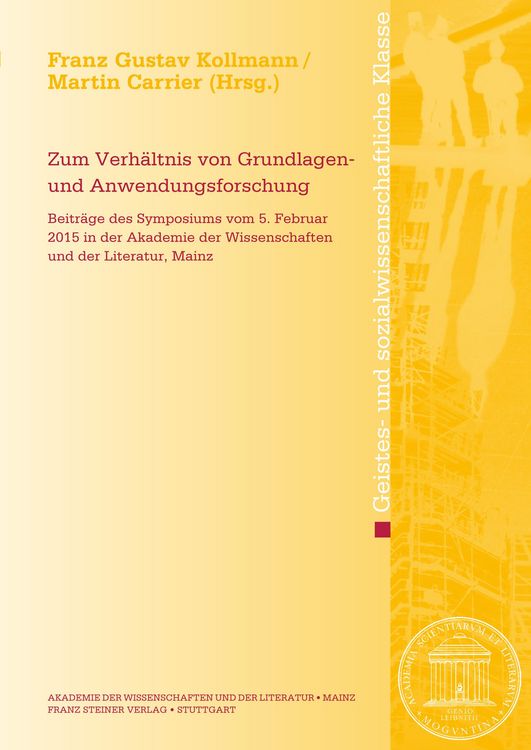 Produktbild: Zum Verh&auml;ltnis von Grundlagen- und Anwendungsforschung