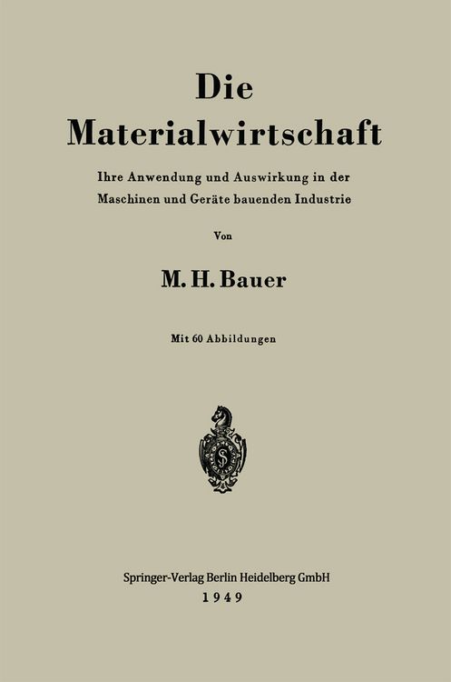 Produktbild: Die Materialwirtschaft