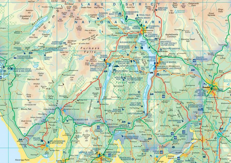Produktbild: Lake District National Park Pocket Map
