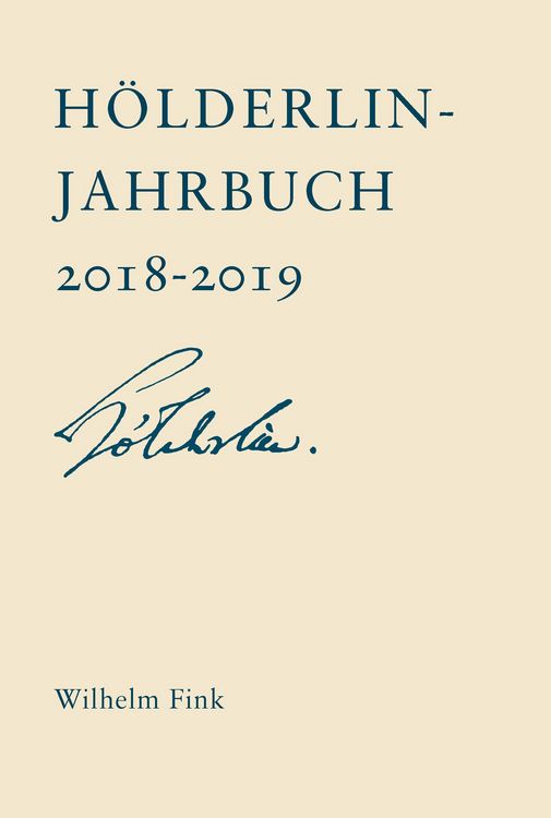 Produktbild: H&ouml;lderlin-Jahrbuch