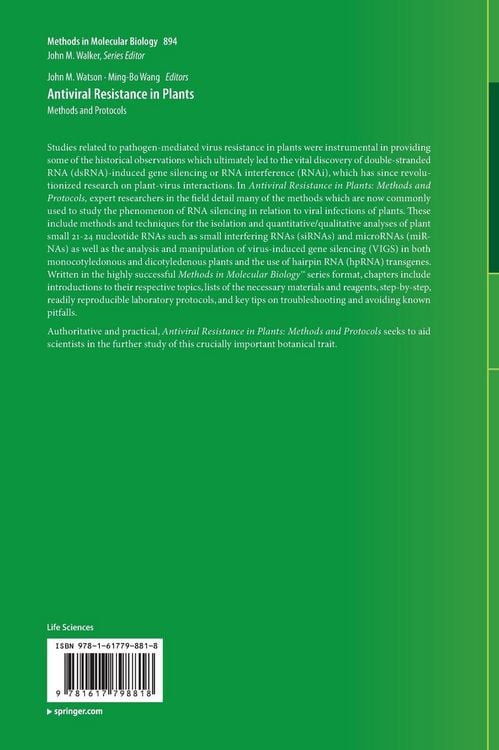 Produktbild: Antiviral Resistance in Plants