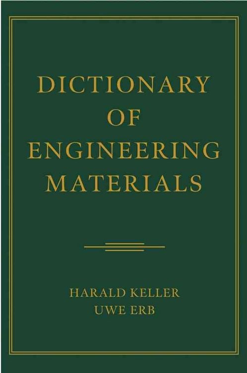 Produktbild: Dictionary of Engineering Materials