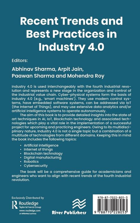 Produktbild: Recent Trends and Best Practices in Industry 4.0