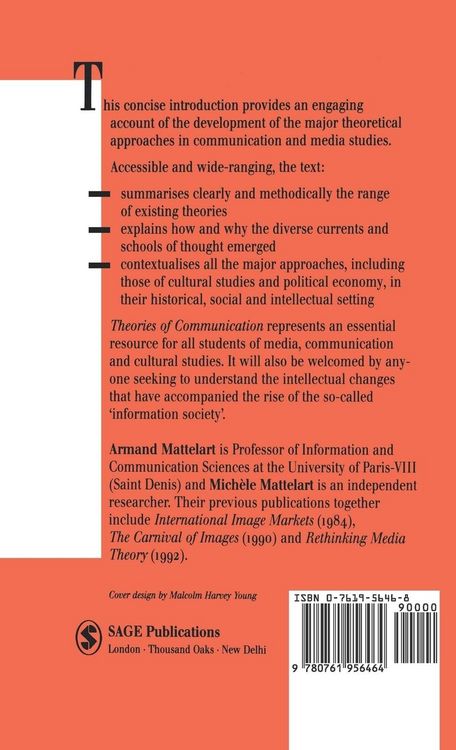 Produktbild: Theories of Communication