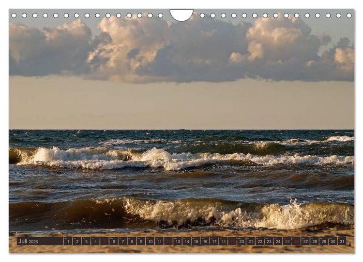 Produktbild: Die perfekte Welle (Wandkalender 2026 DIN A4 quer), CALVENDO Monatskalender