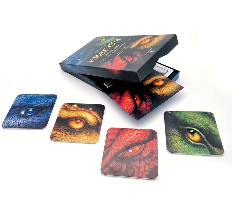 Produktbild: ERAGON. Alle vier B&auml;nde und &rdquo;Die Gabel, die Hexe und der Wurm&rdquo;