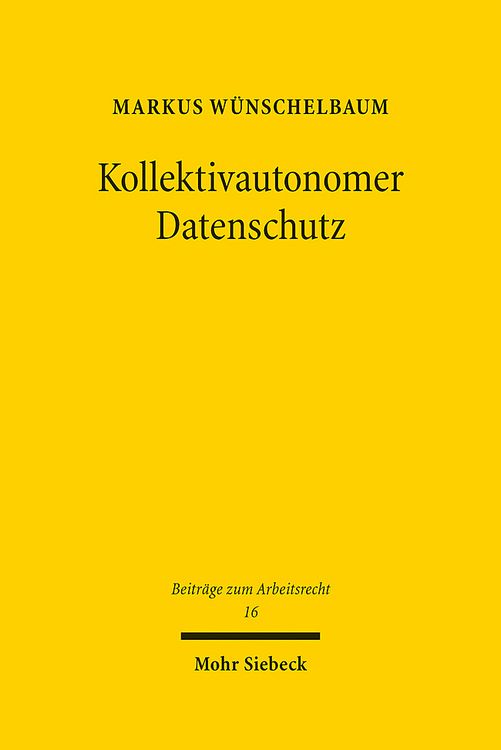 Produktbild: Kollektivautonomer Datenschutz