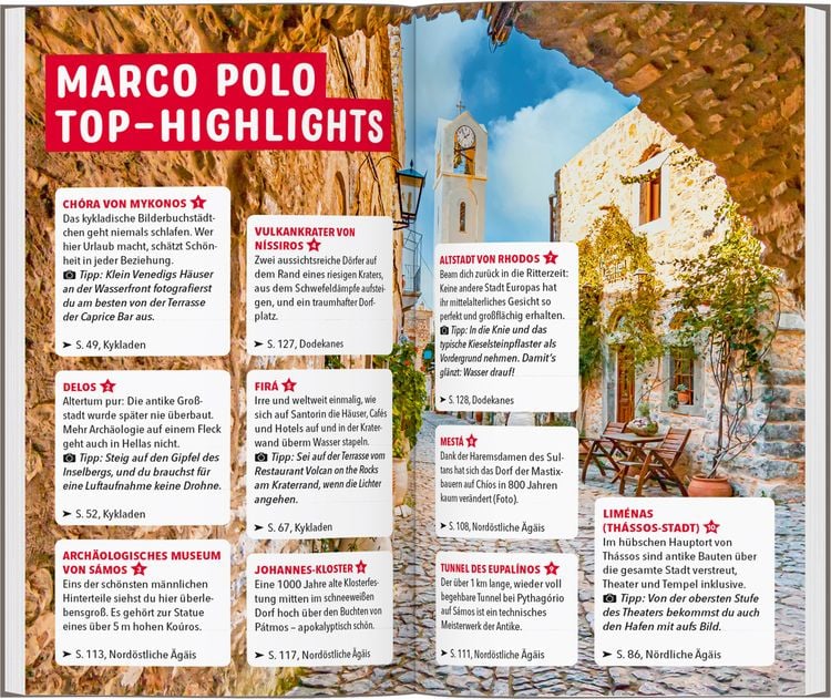 Produktbild: MARCO POLO Reisef&uuml;hrer Griechische Inseln, &Auml;g&auml;is