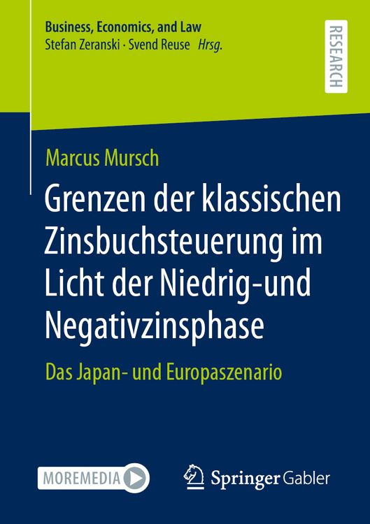 Produktbild: Grenzen der klassischen Zinsbuchsteuerung im Licht der Niedrig-und Negativzinsphase