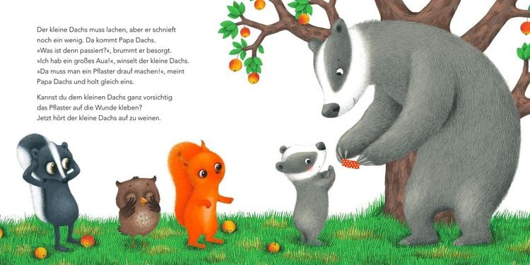 Produktbild: "Ich hab ein gro&szlig;es Aua", sagt der kleine Dachs (Trost-Buch)