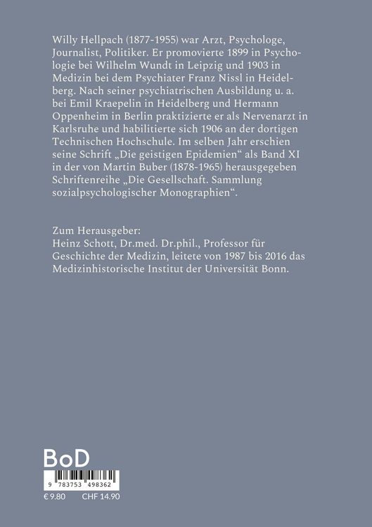Produktbild: Die geistigen Epidemien