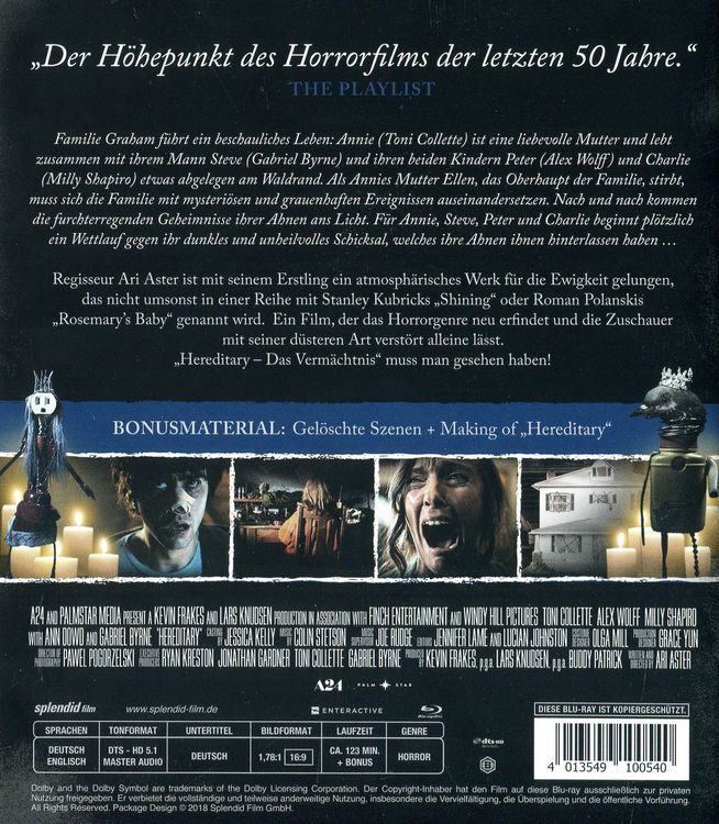 Produktbild: Hereditary - Das Verm&auml;chtnis
