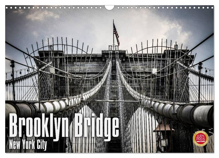 Produktbild: Brooklyn Bridge - New York City (Wandkalender 2026 DIN A3 quer), CALVENDO Monatskalender