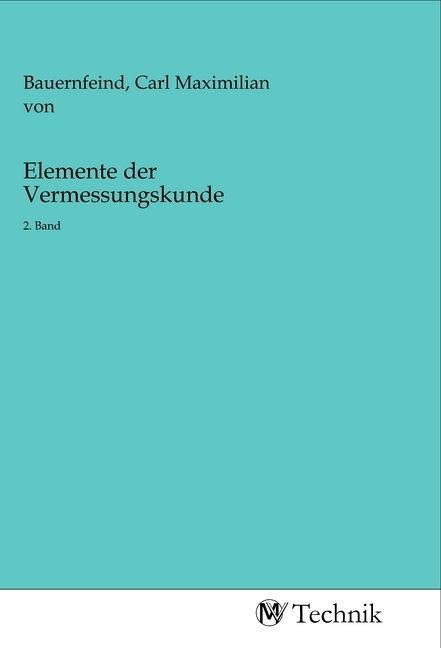 Produktbild: Elemente der Vermessungskunde