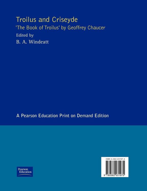 Produktbild: Troilus and Criseyde