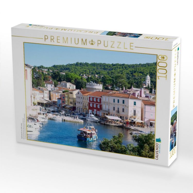 Produktbild: CALVENDO Puzzle Hafenbucht von Veli Losinj | 1000 Teile Lege-Gr&ouml;&szlig;e 64x48cm Foto-Puzzle f&uuml;r gl&uuml;ckliche Stunden