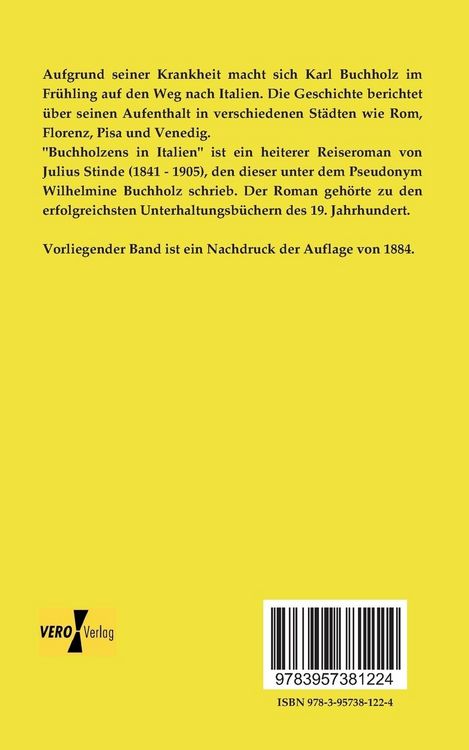 Produktbild: Buchholzens in Italien