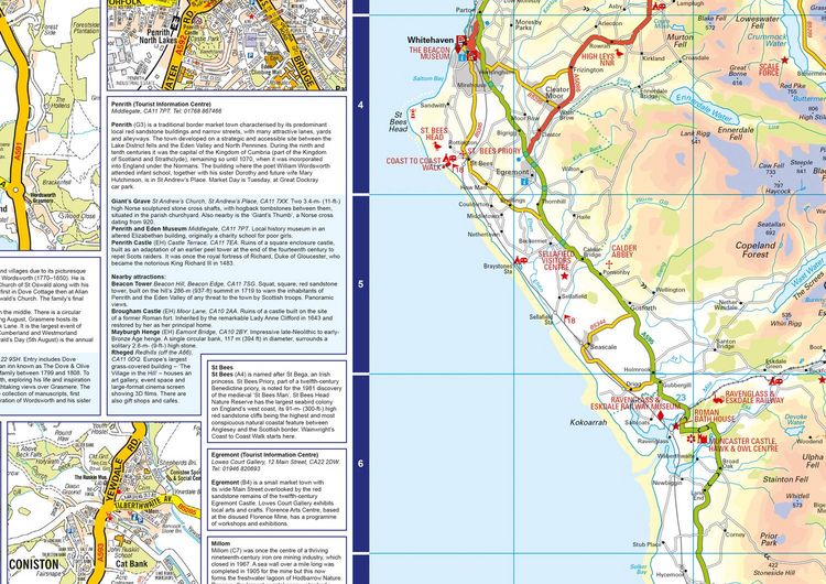 Produktbild: Lake District A-Z Visitors Map