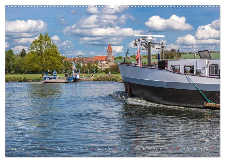 Produktbild: Mainf&auml;hren in Franken (hochwertiger Premium Wandkalender 2026 DIN A2 quer), Kunstdruck in Hochglanz