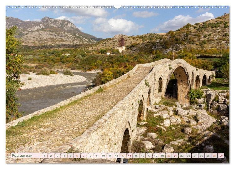 Produktbild: Reisen durch Albanien - Magische Landschaften zwischen Bergen und Meer (hochwertiger Premium Wandkalender 2027 DIN A2 quer), Kunstdruck in Hochglanz
