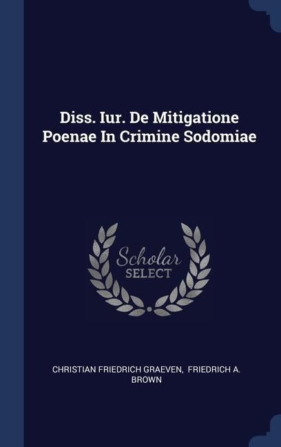 Produktbild: Diss Iur De Mitigatione Poenae