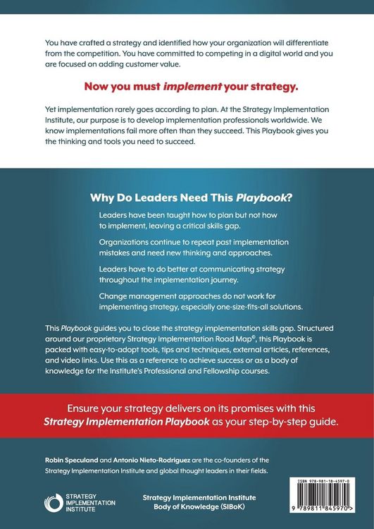 Produktbild: Strategy Implementation Playbook