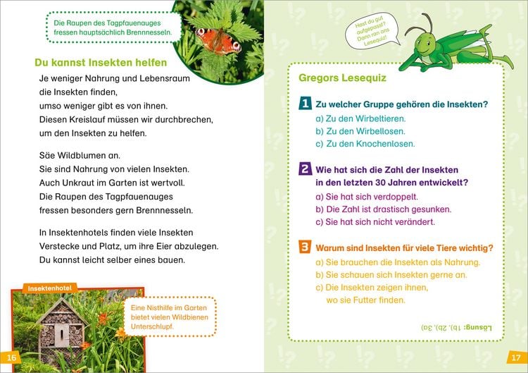 Produktbild: WAS IST WAS Erstes Lesen Band 11. Insekten