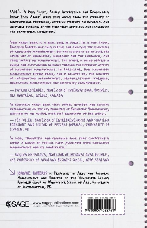 Produktbild: A Very Short, Fairly Interesting and Reasonably Cheap Book About Knowledge Management