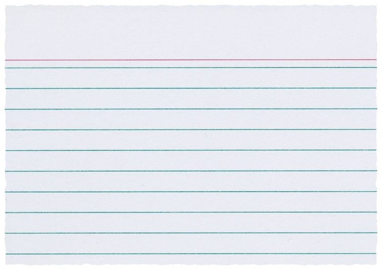 Produktbild: Stylex Karteikarten, DIN A7, liniert, 100 St&uuml;ck