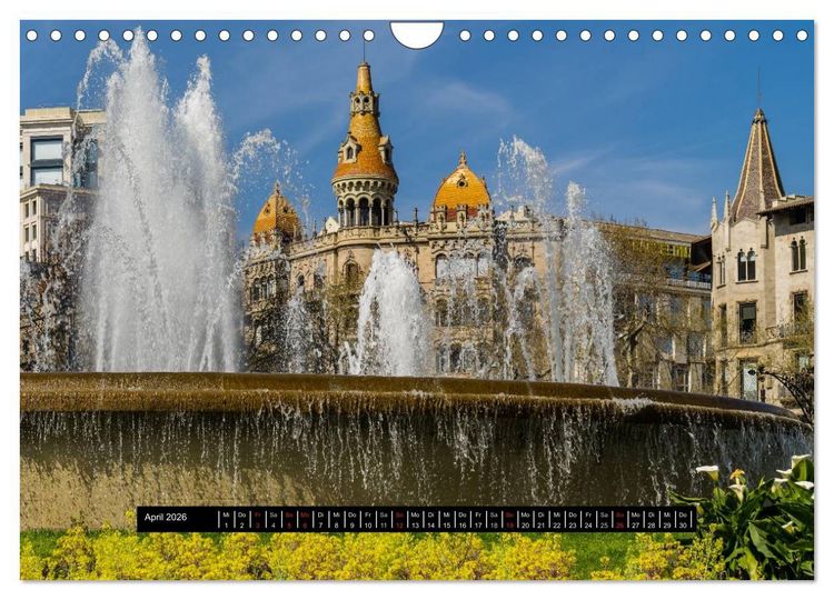 Produktbild: Costa Brava &ndash; inklusive Barcelona (Wandkalender 2026 DIN A4 quer), CALVENDO Monatskalender